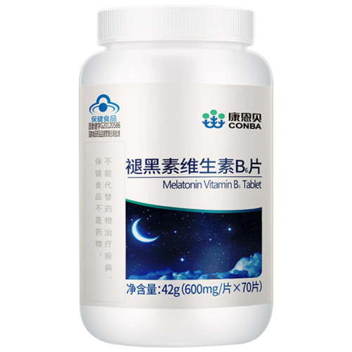 Conba melatonin vitamin b6 tablets improve sleep and can be combined with anti-melanin sleeping pills to help sleep and insomnia 70 tablets