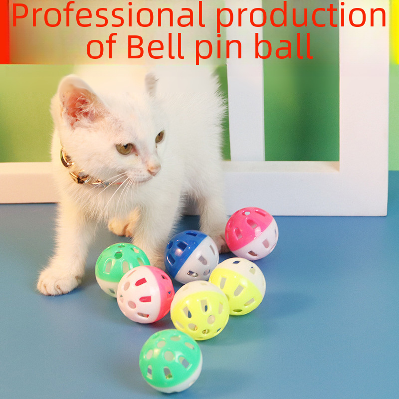 Cat toy ball self-pleasure cat sound toy bell ball moves cat hollow out funny cat pet toy ball