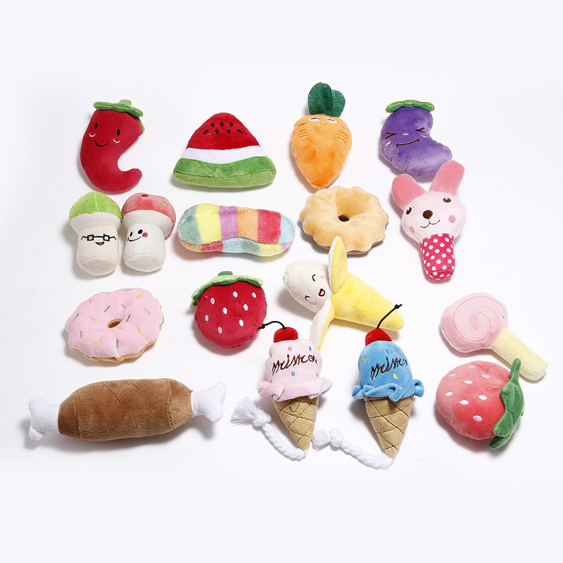 Gnaw Pet Plush Toys Collection Wholesale Factory Direct Sales Dog Special Price Will BB Barking Dog Toys