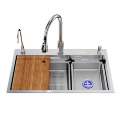 Kitchen sink 304 stainless steel sink single sink sink large single sink sus304 sink under counter basin