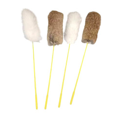 Rabbit hair strips to tease the cat, Fairy stick, chew cat toy, Cat toys, Rabbit strips to tease the cat, cat toy