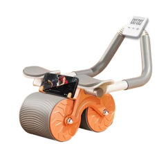 Elbow support flat support abdominal wheel automatic rebound abdominal muscle wheel fat burning slim belly artifact home fitness equipment