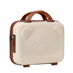 Bear makeup case 14-inch mini suitcase small suitcase souvenir cartoon storage makeup bag password box