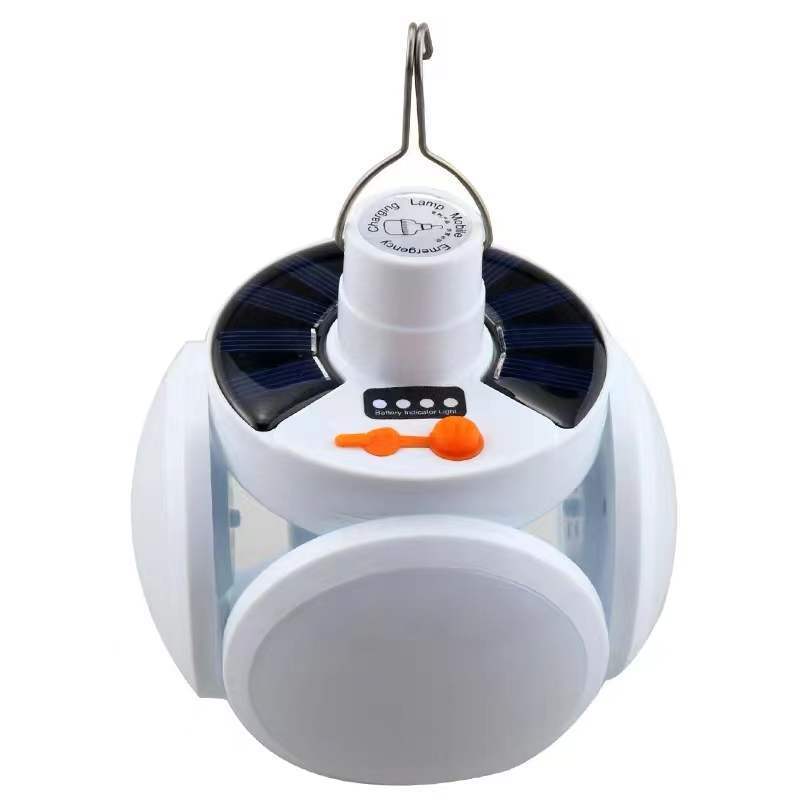 Solar lamp football lamp night market street lamp camping lamp LED night light emergency mobile lighting high brightness energy saving