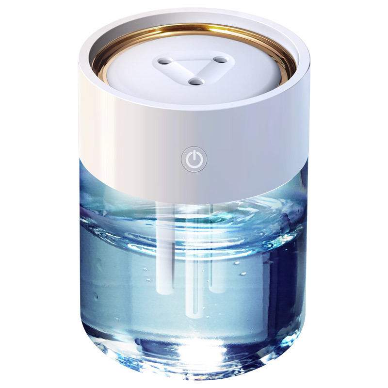 2021 New Humidifier 2L Large Capacity Spray Hydration USB Three Spray Large Mist Volume Silent Household Manufacturer Distribution