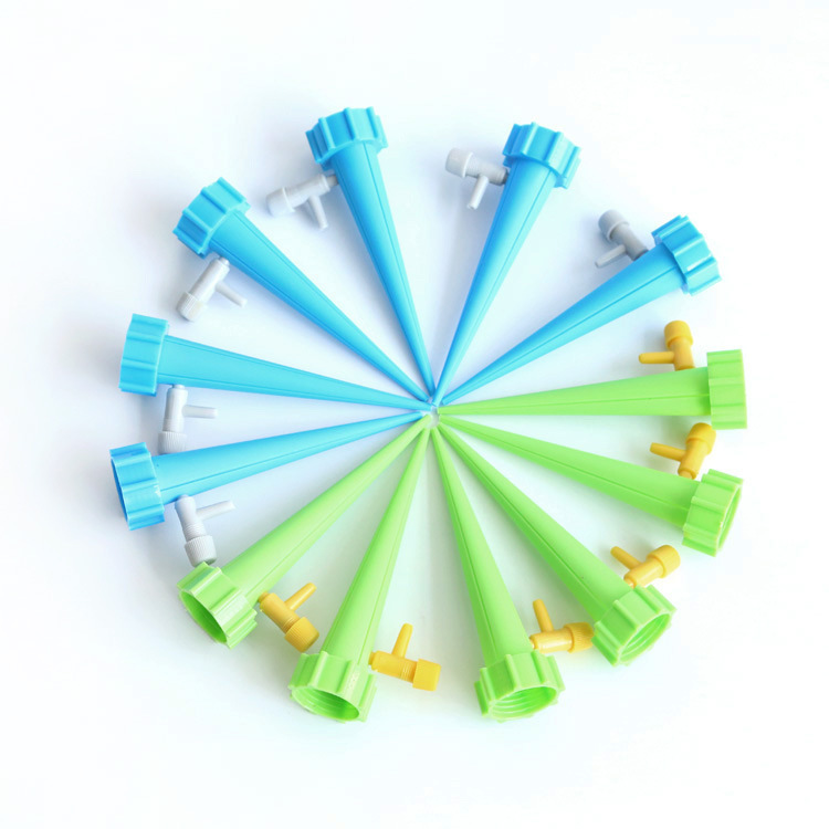 Automatic flower watering device with switch control valve to adjust the water flow, seeper dripper, drip irrigation for lazy people