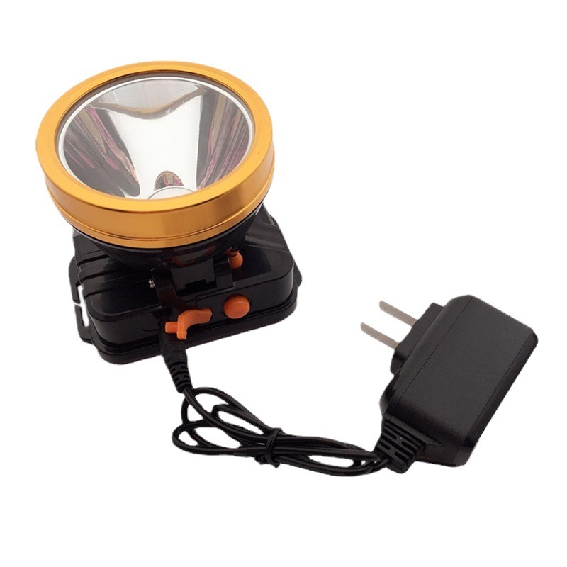 Headlamp long battery life induction strong light charging super bright head-mounted flashlight waterproof lithium battery outdoor night fishing headlamp