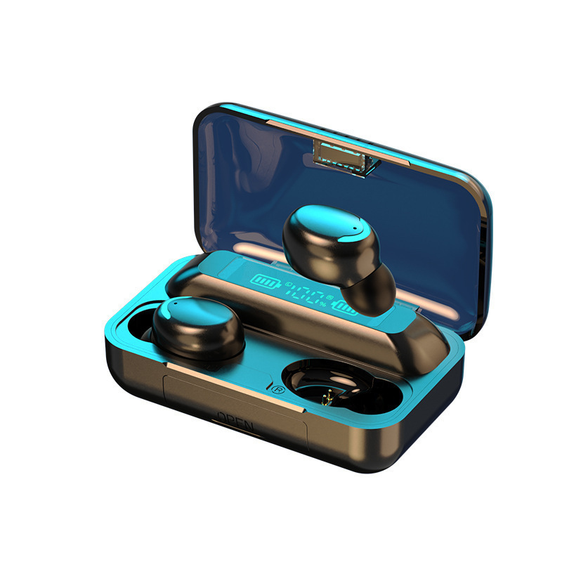 2023 new F9 Bluetooth headset wireless in-ear binaural stereo ultra-long battery life large power sports headset