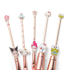 Midi Fox Hello Kitty Makeup Brush Set Kuromi Eyeshadow Brush Powder Brush Cartoon Cute Eyeliner Brush Set