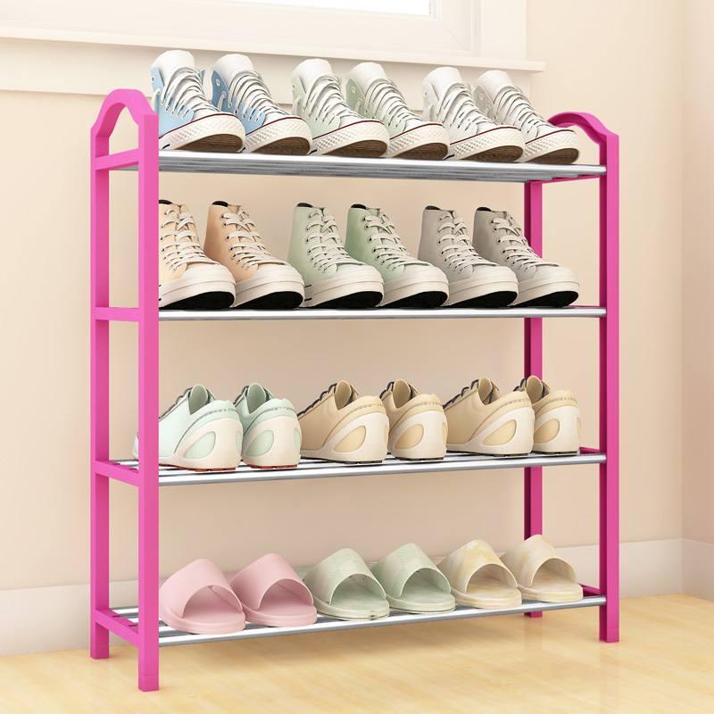 Factory store simple shoe rack with five layers, six layers and seven layers, free combination shoe cabinet, fashionable multi-layer ultra-low price without dust cover