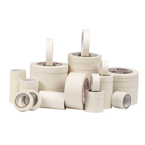 White medium-high tack masking tape wholesale crepe paper masking decorative spray paint beautiful seam color separation single-sided masking tape