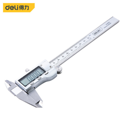 Deli digital display vernier caliper high-precision household electronic jewelry jadeite toy measurement small caliper