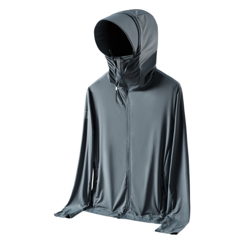 Yunduo original yarn icy sun protection clothing for men, removable large brim sun protection clothing for women, outdoor fishing sun protection clothing, large size