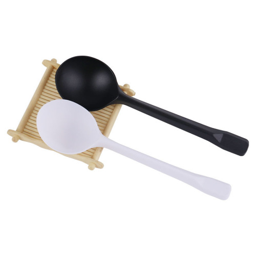 Disposable fruit scooping spoon plastic dessert fruit fork and spoon individually packaged ice cream takeaway soup and rice long-handled spoon