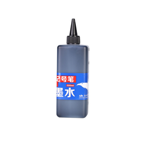 Oil-based marker ink 500ml black and white marker pen large capacity large-head marker pen red and blue refill liquid