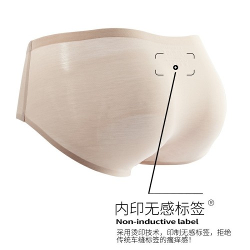 Silk underwear 100% mulberry silk antibacterial modal seamless underwear women's mid-waist one-piece briefs wholesale