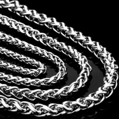 Cross-border men's necklace European and American hot-selling stainless steel keel necklace titanium steel keel necklace hip-hop clavicle chain