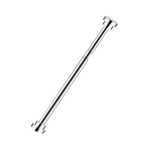 Stainless steel punch-free telescopic rod clothes drying rod bathroom shower curtain rod curtain rod door curtain rod bedroom wardrobe support rod