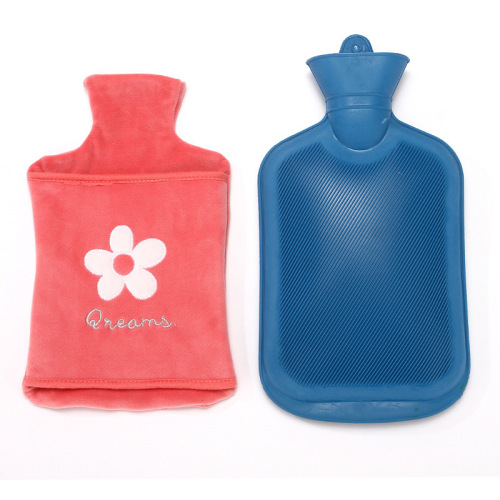 Hot water bottle, portable hot compress, belly warm water bottle, cute water-filled hand warmer bag, multi-model water-filled plush hot water bottle