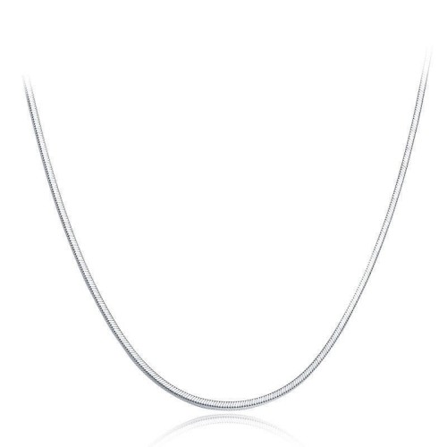 S925 sterling silver snake bone chain necklace hot girl personality cool style ins can be stacked thin simple clavicle chain necklace