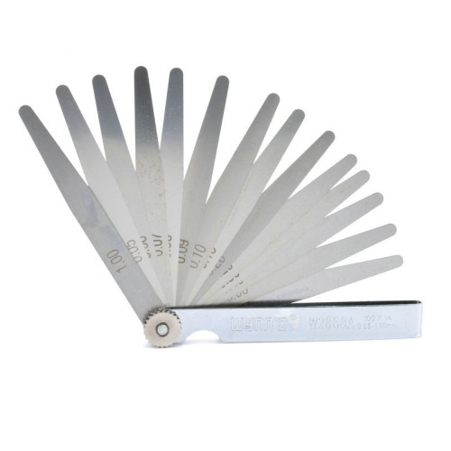 Power Lion stainless steel feeler gauge 100mm gap piece plug gauge thickness gauge accuracy 0.02-1.0mm thickness gauge