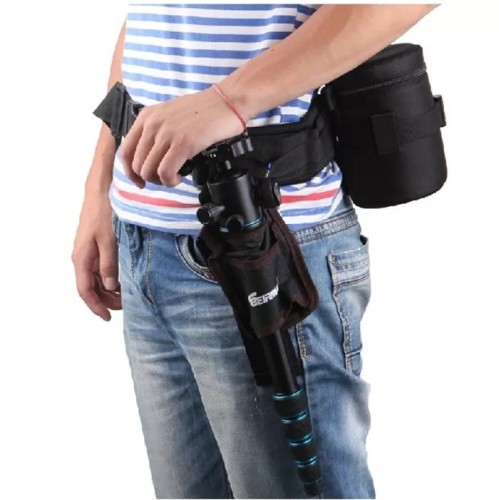 SLR camera fixed belt, multifunctional photography belt, mountaineering lens bag buckle strap, accessory bag