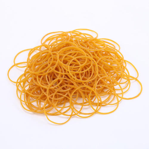 Transparent yellow rubber band Vietnam original 38 multi-specification office supplies rubber band high temperature resistant yellow rubber band