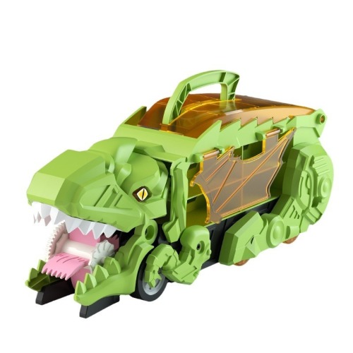 Foreign trade cross-border children's dinosaur deformation rail car oversized inertia car alloy car boy toy