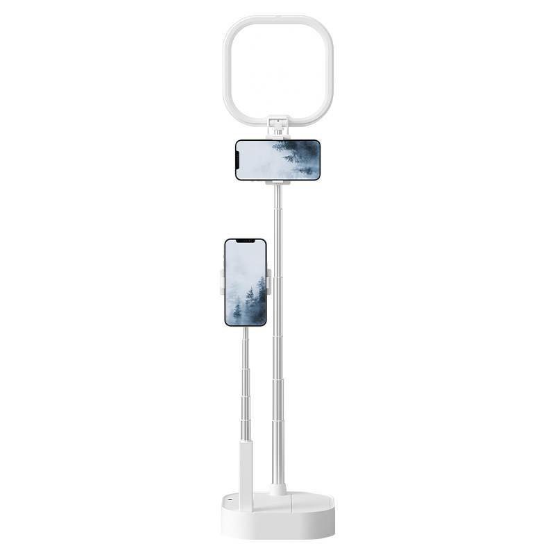 New wireless live broadcast bracket, fill light, integrated multi-functional Internet celebrity live broadcast box, retractable overhead shot bracket gift