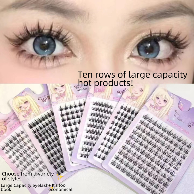 Cute Eyelashes Shangpin Wheat Eyelashes Book False Eyelashes 10 Styles Tower Top Naturally Thick Pure Wild Comics Pure Desire Cat Elf