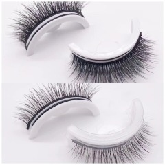Internet celebrity repeatable glue-free self-adhesive false eyelashes natural style pair of self-adhesive strip eyelashes