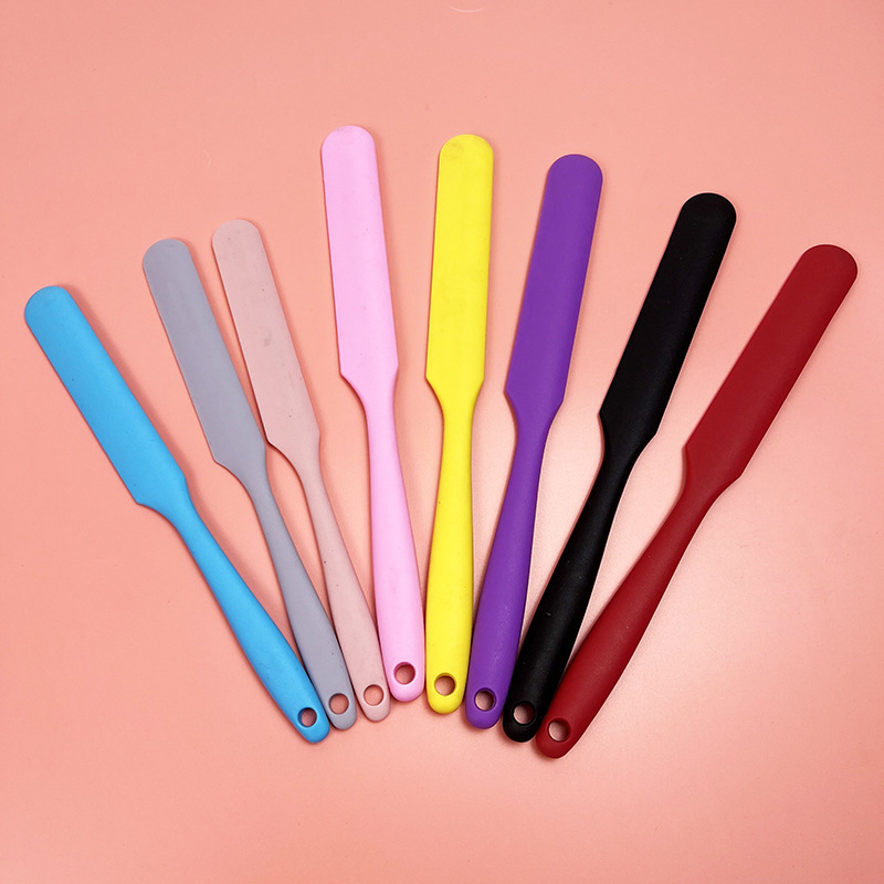 Silicone spatula food grade long integrated cream spatula home kitchen baking butter stirring kiss knife
