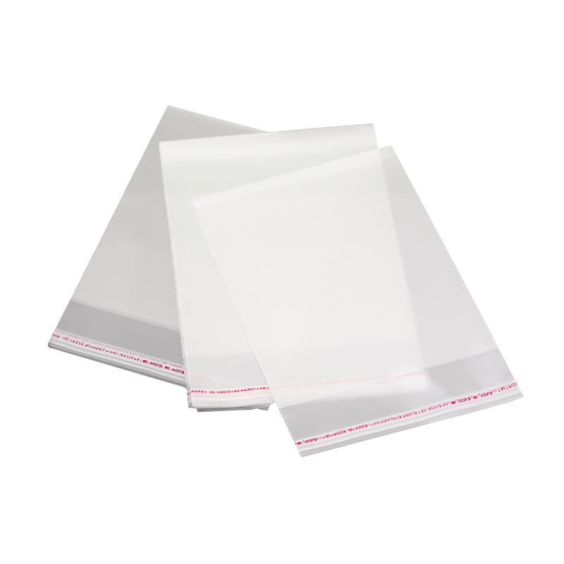 Wholesale opp self-adhesive bag transparent self-adhesive ziplock bag 11cm wide plastic printed slim packaging bag