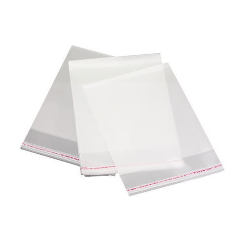 Wholesale opp self-adhesive bag transparent self-adhesive ziplock bag 11cm wide plastic printed slim packaging bag