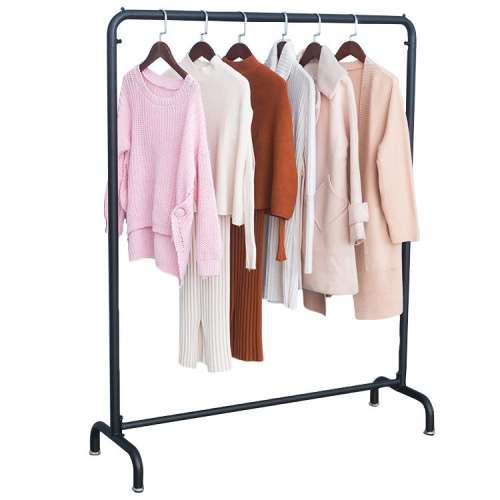 Source factory clothes hanger floor-standing clothes hanger clothing store display rack bold clothes drying rack women's clothing store side hanging display rack