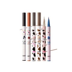 【】FLORTTE/FLORTTE Silkworm Pen Eyeliner Liquid Pen Gel Ultra-Fine Long-lasting Brown Eyeliner