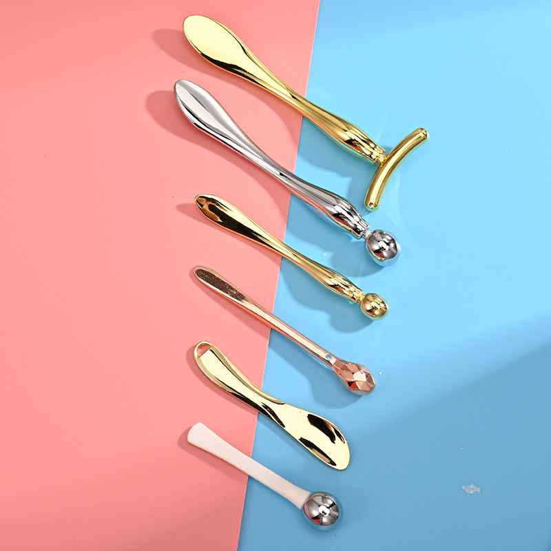 Eye and face lifting massage stick Metal face cream eye cream stick facial lifting beauty essence introduction stick