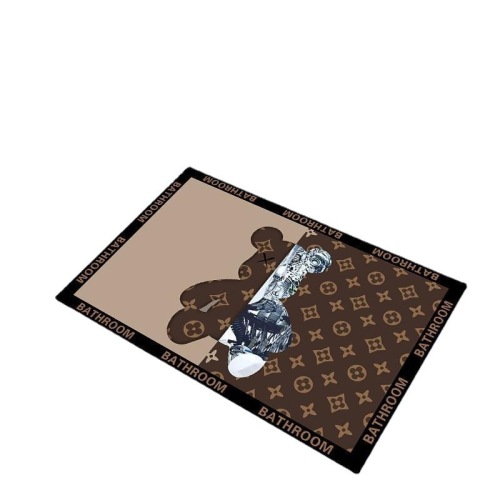 Diatom mud soft absorbent bathroom light luxury floor mat bathroom door carpet bathroom toilet non-slip foot mat carpet