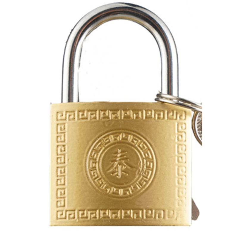 Padlock wholesale Yuantai brand imitation copper padlock manufacturer direct supply antique lock head anti-theft lock lock iron padlock