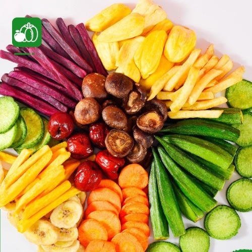 Delicious mixed dried vegetables 500g assorted fruits and vegetables crispy dehydrated dried fruits and vegetables okra mixed packed dried fruits and vegetables snacks