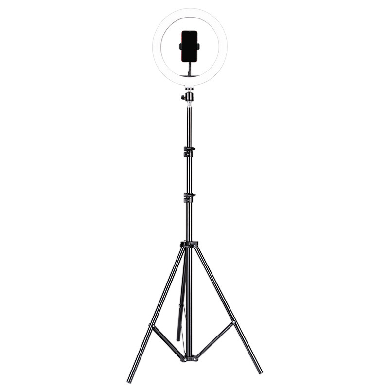 One-piece mobile phone live broadcast bracket, fill light, multi-camera, complete set of anchor outdoor selfie tripod