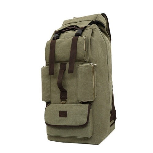 110L super large capacity canvas backpack for men travel large backpack outdoor mountaineering travel work luggage bag rucksack