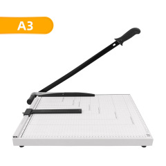 Wholesale metal bottom series paper cutter manual guillotine type paper cutter office commercial print shop photo studio paper cutter