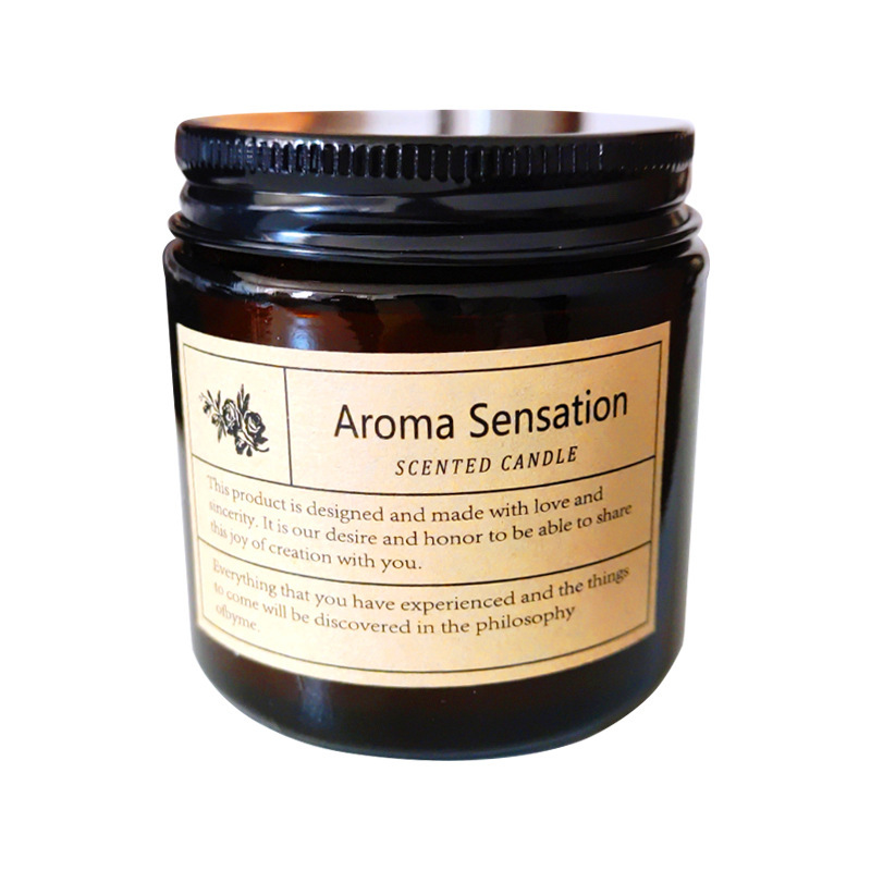 Niche aromatherapy candle tea cup small brown bottle home bedroom sleep fragrance gift plant essential oil souvenir