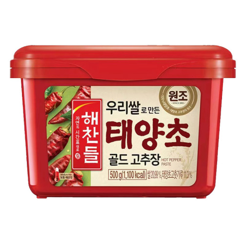 Haodian chili sauce imported Korean bibimbap sauce fried rice cake kimchi soup seasoning sauce 500g loaded hot sauce