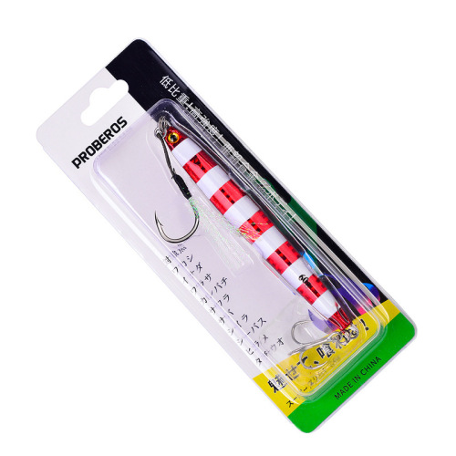 Lua iron plate, long-range lead fish submersible Lua hard bait, sea fishing luminous fishing bait simulation fake bait fishing gear wholesale