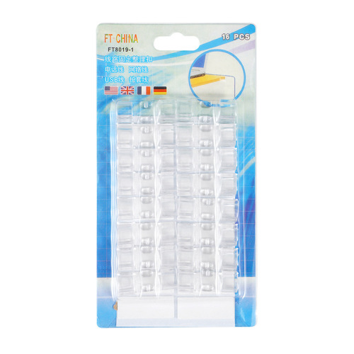 Cable organizer [upgraded strong adhesive backing] wire fixing buckle, nail-free, traceless cable card organization, routing clip, network cable card