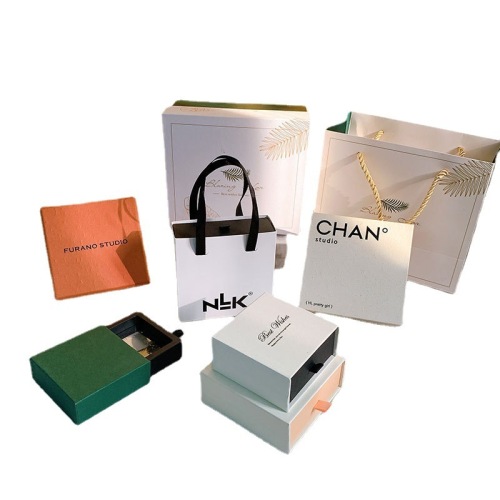 Source factory jewelry packaging box sample gift box gift bag jewelry drawer box wholesale