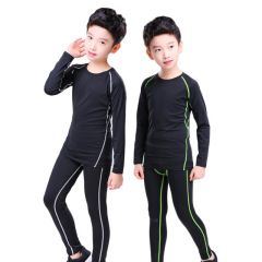Children's sports suit, quick-drying, high-elasticity, quick-drying, breathable, running and track and field competition training clothes, student fitness clothes
