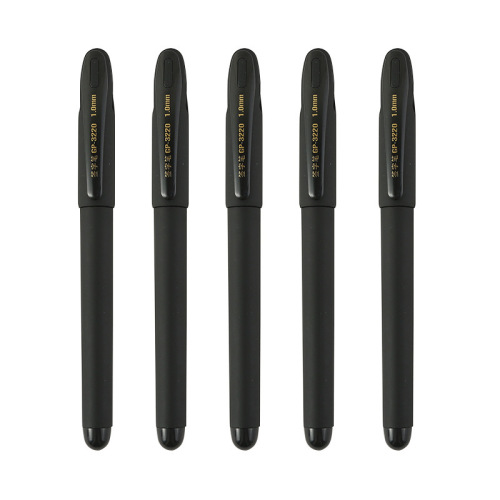 Office frosted gel pen 1.0 large capacity bullet black signature pen stationery wholesale water pen